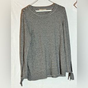 Loft striped shirt (black/grey)